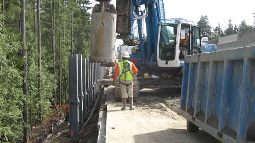 <p>Road widening of the Lundeen Parkway</p>